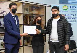 Студентам, окончившим инженерный курс по кахризам, были вручены сертификаты