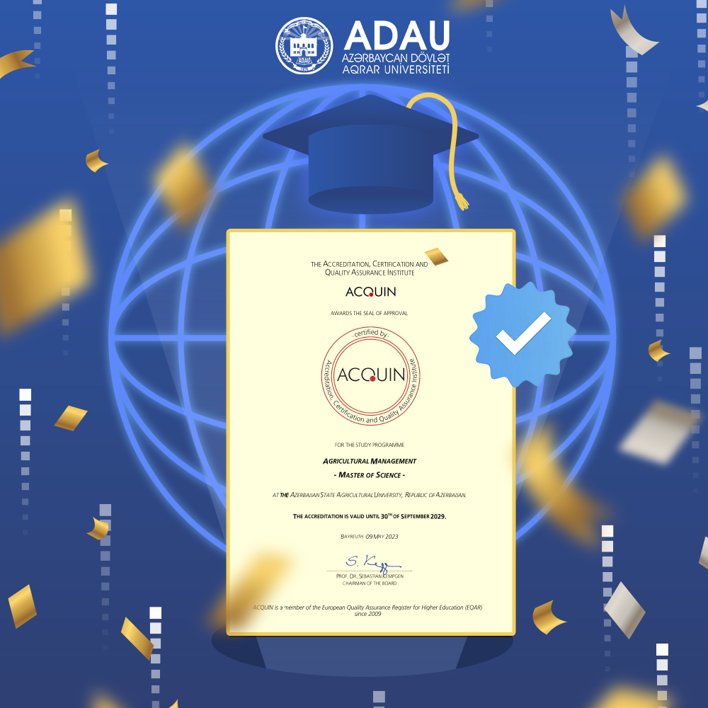 ADAU-nun ixtisası beynəlxalq akkreditasiyadan keçib